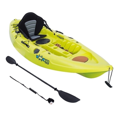 Material LLDPE Caiaque de pesca único para diversão familiar Capacidade de carga 130 kg/287 lbs
