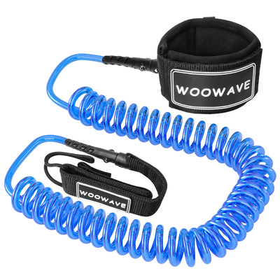 Logotipo personalizado Leash enrolado para surf Surfboard Woowave Upgrade Usado para windsurf