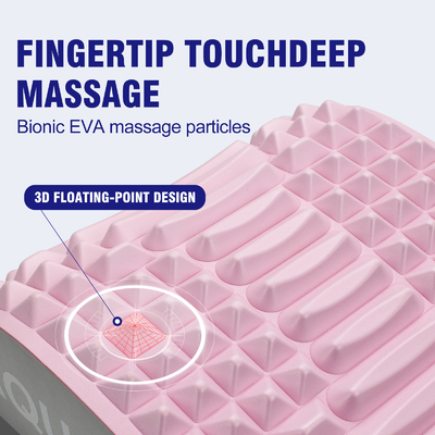 Almofada de reforço de yoga OEM rosa multifuncional para tração lombar e alívio de dor nas costas
