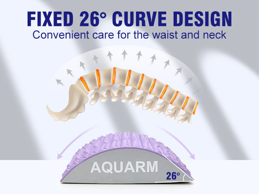 Woowave Roxo de Baixa de costas estendedor para massagem almofada TPE dizer adeus a dor nas costas