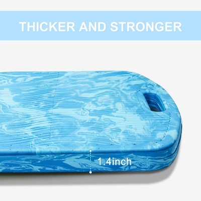 Balcão de natação Assentos flutuantes AZUL 31.1*15.4*1.4' Cadeira de espuma EVA para adultos e crianças