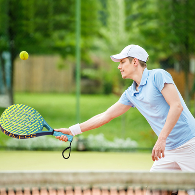 12Raquetes de tênis de padel de fibra de carbono com núcleo de espuma de memória EVA e agarre de espuma