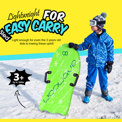 All Mountain 36 Inch Skiing Board espuma de neve trenó e versátil largura da prancha 19