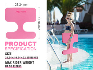 WOOWAVE OEM Water Saddle Floating Kick Board Kids' EVA Foam Swim Board para Treinamento