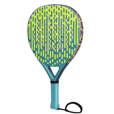WOOWAVE Fibra de Carbono Profissional Custom EVA Memória Core Soft Beach Tennis Racket Padel Azul