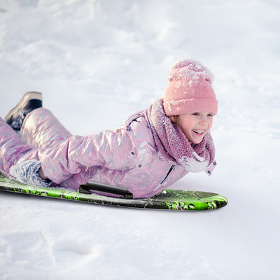 PE Core 36 polegadas espuma Snow Sled para Crianças leve e 1,18lbs peso da prancha