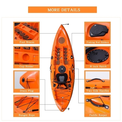 WOOWAVE Canoa Kayak Cores vibrantes e coleira incluídas nas características padrão
