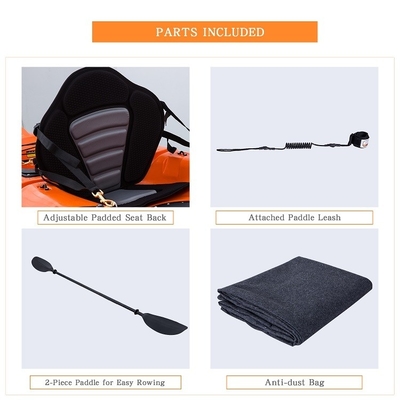 WOOWAVE Canoa Kayak Cores vibrantes e coleira incluídas nas características padrão