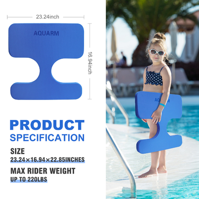 Esqui aquático EVA Foam Saddle Float Seat para Adultos e Crianças 23.24 x 16.94 x 1.6inch
