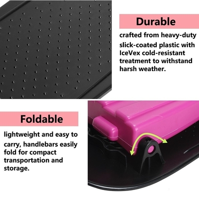 Scooter de snowboard infantil com design dobrável e material plástico