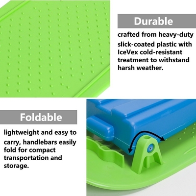 Plastico Inverno Snow Scooter Snow Ski Sledge Snow Foldable Sledge para Crianças 36 * 32 * 10 polegadas