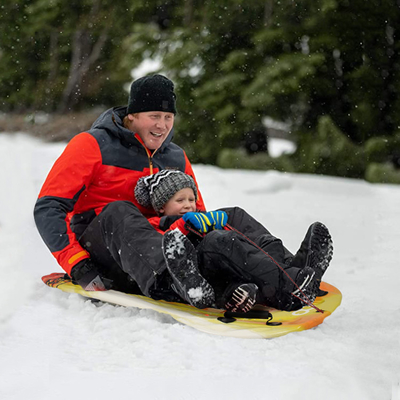 Experimente a alegria da neve com o Woowave Lightweight PE Core Foam Sled Kids Snowboard