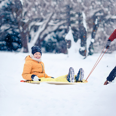 Experimente a alegria da neve com o Woowave Lightweight PE Core Foam Sled Kids Snowboard