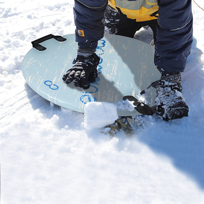 Sledas de esqui de neve redondas de 21' personalizadas para Blue Snow Sport Woowave OEM