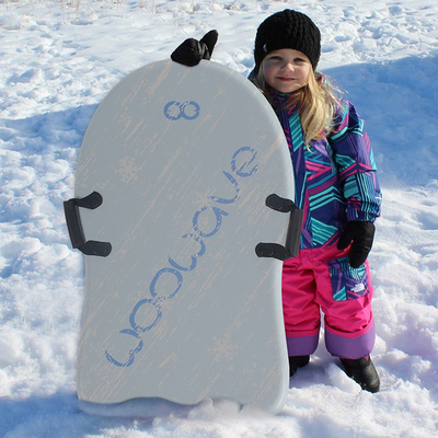 Esqui de neve personalizado Sleds de neve com freio e Semi-elíptica Snowboard Snow Scooter