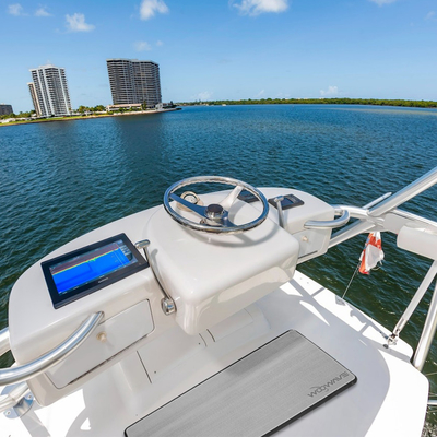 EVA cinza personalizado auto-aderente piso de barco Decking folha de terraço tapetes para barco L 36in*W 16in*H13mm