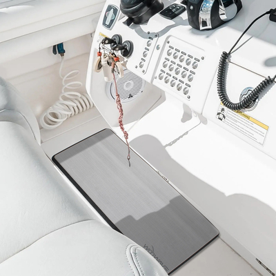 EVA cinza personalizado auto-aderente piso de barco Decking folha de terraço tapetes para barco L 36in*W 16in*H13mm