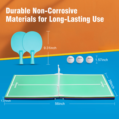 Entretenimento ao ar livre Ping-Pong Tabela Pool Party Game com Floating Tray Table