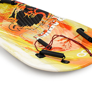 Adultos 122cm Woowove Custom Snowboard espuma HDPE plástico trenó de neve com 2 alças puxar corda