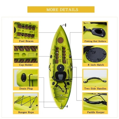 Caiaque de pesca inflável personalizável para aventuras solitárias camuflada ou personalizada