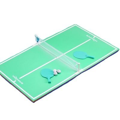 Tenis de mesa de piscina flutuante com bandeja de mesa de pingue-pongue EVA em cor verde