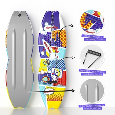 XPE Snow Sled Natal Sledge espuma Sleds de neve para crianças Diversão e atividade de inverno seguro