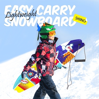 XPE Snow Sled Natal Sledge espuma Sleds de neve para crianças Diversão e atividade de inverno seguro