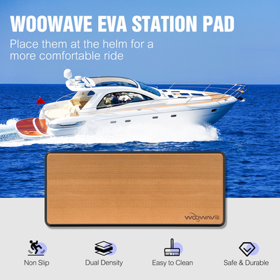 Pad de convés de barco à prova d'água Pads de espuma EVA antiderrapante para lagos Rios e decoração de barcos