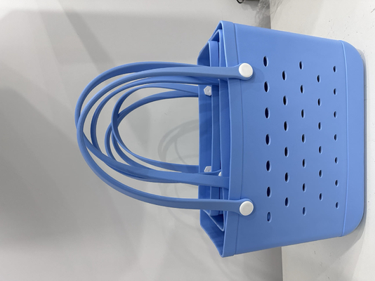 Saco de praia EVA para verão Sacos de plástico personalizados de grande capacidade em material de silicone durável