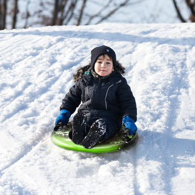 Inverno Fun espuma de impressão de neve trenó 21 polegadas tamanho item alta densidade PE núcleo de espuma de trenó