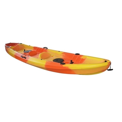 Canoa de pesca/caiaque duplo com suportes de vara de pesca camuflados ou personalizados