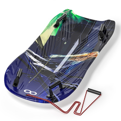 Sledas de neve de núcleo de EPS para adultos esquiando no inverno Snowboard de plástico com corda de puxa
