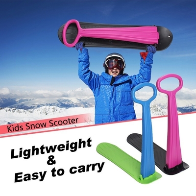 Scooter de neve infantil trenó trenó de neve trenó de esqui de plástico item tamanho 36 * 32 * 10 polegadas