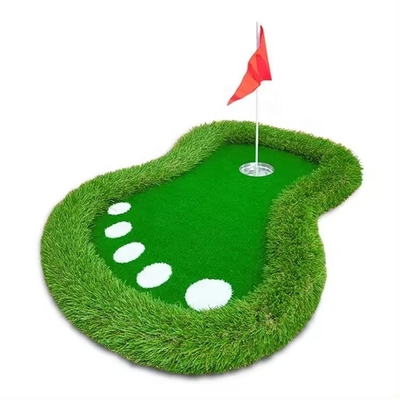 Tapete de golfe de treinamento de esportes aquáticos com design flutuante e impressão de tela de seda