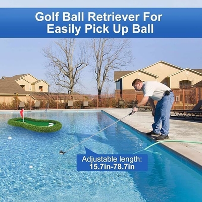 Tapete de golfe de treinamento de esportes aquáticos com design flutuante e impressão de tela de seda