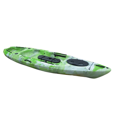 Sente-se em cima de um único barco de caiaque de pesca para lagos rios pacote Woowave tamanho 361 * 81 * 36cm