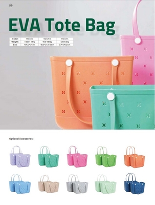 Bolsa de mão EVA Tote Bogg Bolsa para praia Woowave Fabricação personalizada Durável