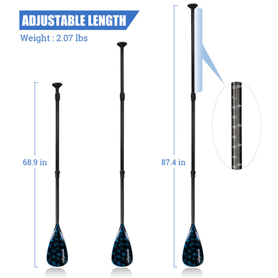 Remar sem esforço em lagos e rios Inflavel Stand Up Paddle Surf com lâmina de nylon