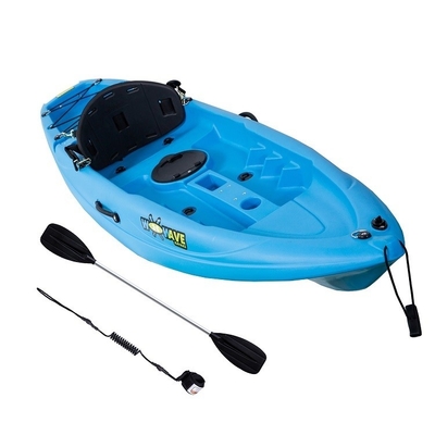 Max Paddlers 1 Woowave Rotomolded Boat Caiaque de pesca com remos Material de casco de LLDPE