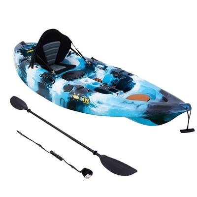 WOOWAVE Camuflagem de uma pessoa Kayak de plástico para remo e turismo comprimento m 2,1 m 3