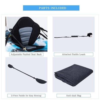 WOOWAVE Camuflagem de uma pessoa Kayak de plástico para remo e turismo comprimento m 2,1 m 3