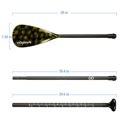 Paddle de pesca leve e durável 0,98kg/2,16lbs