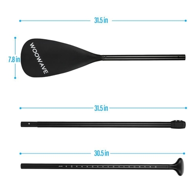 Woowave Fibra de Carbono Paddle Sup Stand Up com 13.625kg/30lbs Peso de Cartão