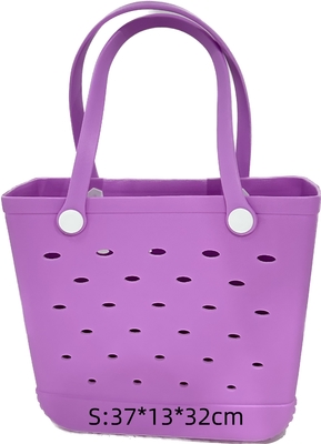 Bolsa de praia obrigatória WOOWAVE Tote EVA à prova d'água com espuma de borracha e silicone