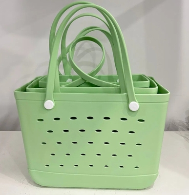 Bolsa de praia obrigatória WOOWAVE Tote EVA à prova d'água com espuma de borracha e silicone