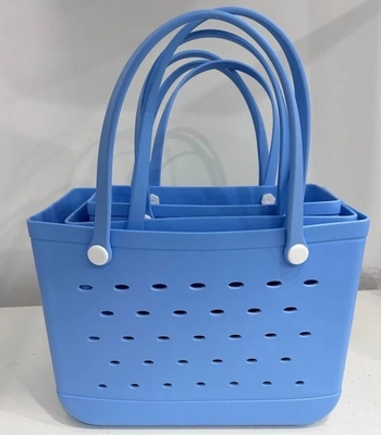 Bolsa de praia obrigatória WOOWAVE Tote EVA à prova d'água com espuma de borracha e silicone