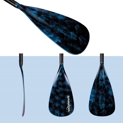 175-222cm Paddle de comprimento ajustável para WOOWAVE Stand Up Paddle Board Barcos de remo de pesca