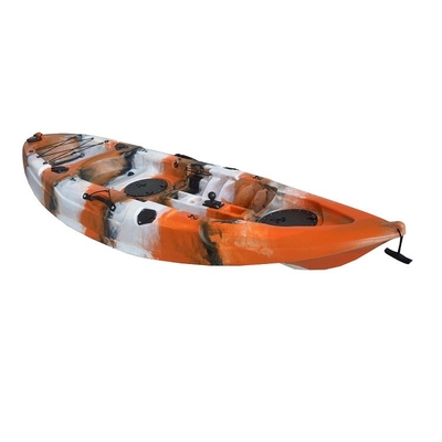 Sente-se em caiaque de plástico para pesca no mar Não inflável 270*78*40cm Fácil de transportar