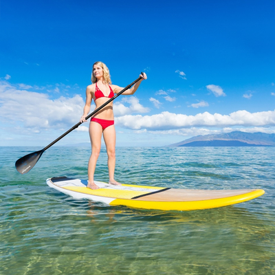 Sup Paddles 3 peças Paddles ajustáveis de fibra de carbono para esportes aquáticos Lagos Rios