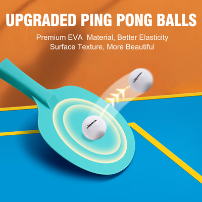 Pool Party Game Set Foldable Floating Pingpong Table e Paddle Diâmetro 1,57 polegadas